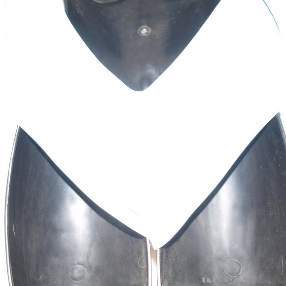 LT Blue BODYSUIT BY SHEIN SIZE L Open Back Front Cutout USED ONCE FOR PHOTOSHOOT - Picture 7 of 7